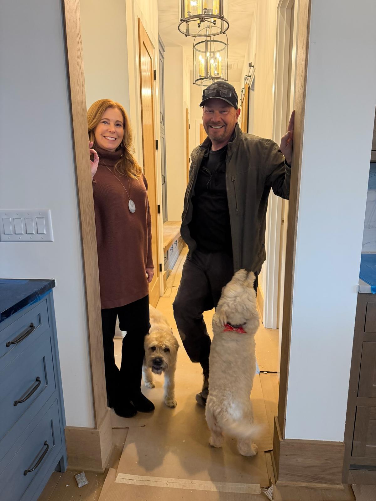 Beth and Dan at home